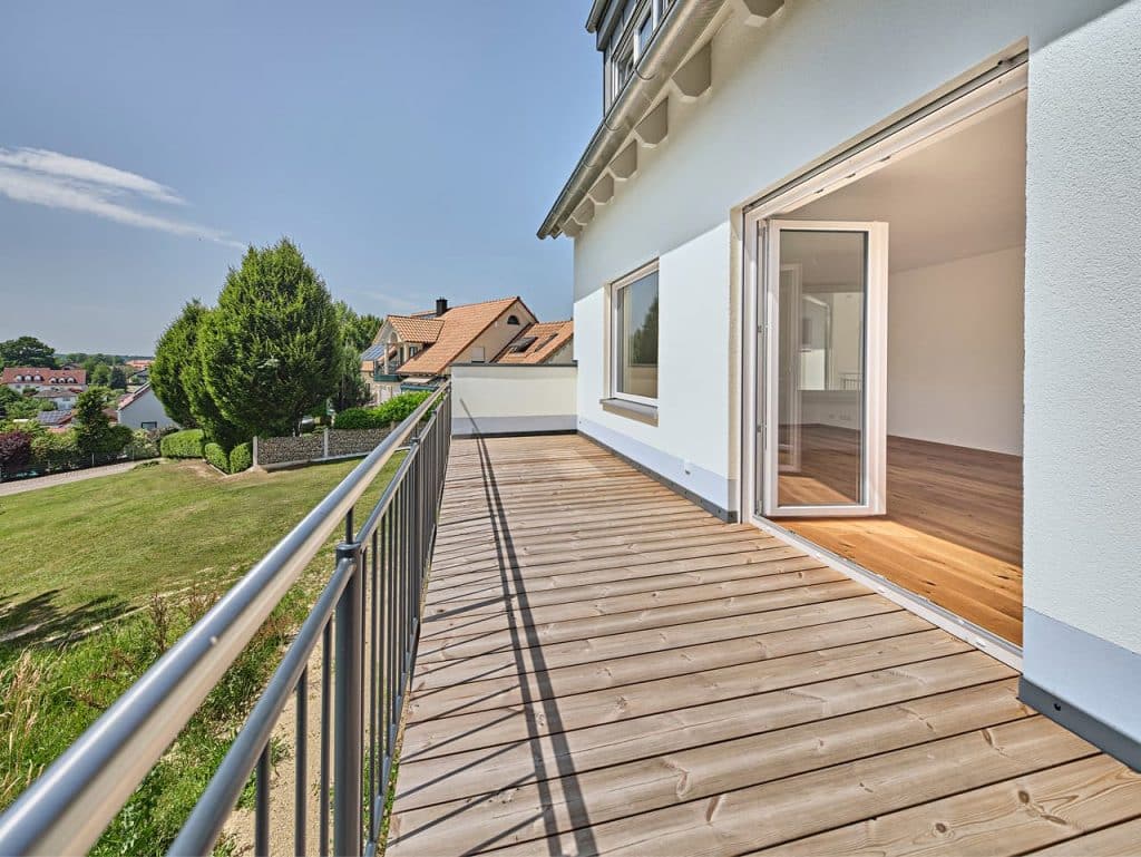 Außenansicht eines Mehrfamilienhauses im Landkreis Pfaffenhofen