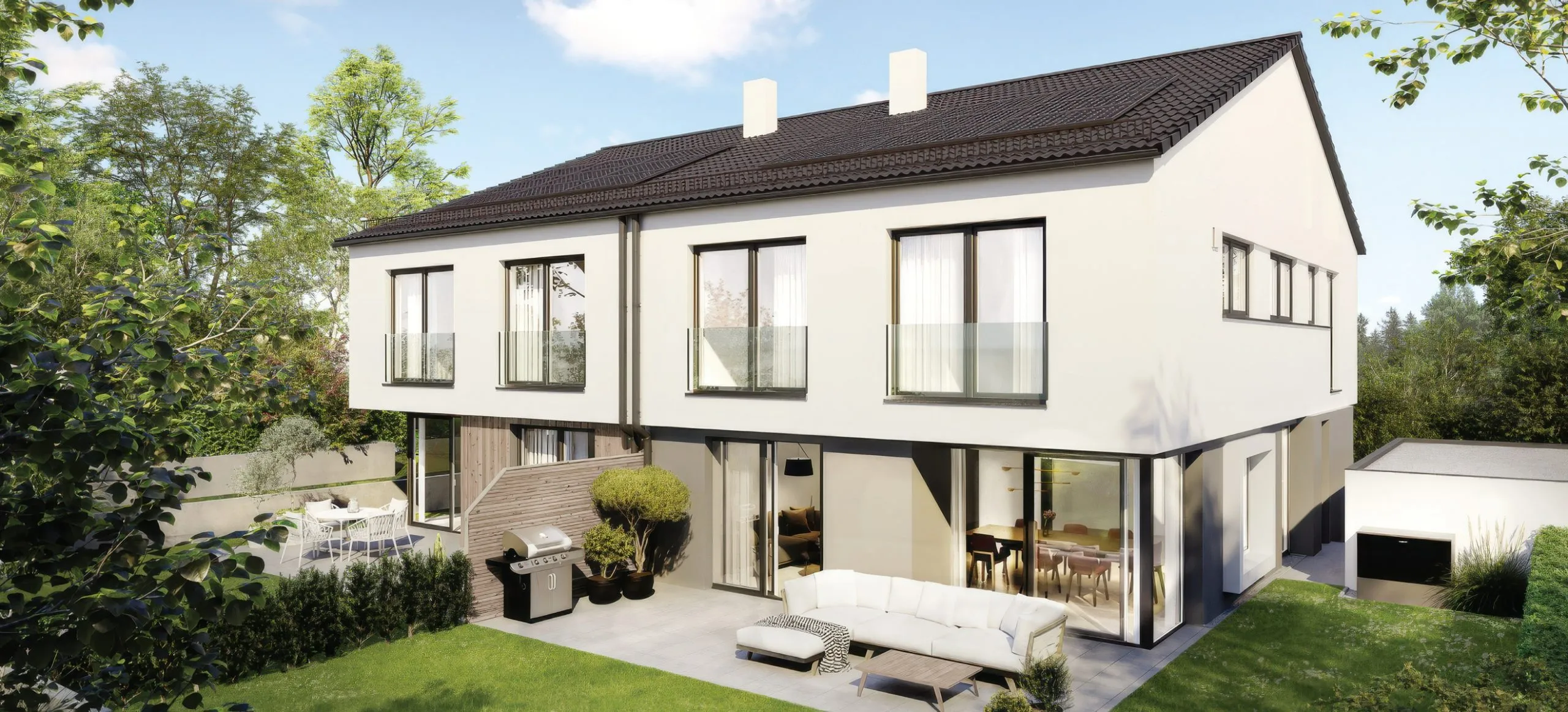Energieeffizientes Wohngebäude mit moderner Technik nach EH 40 und EH 55